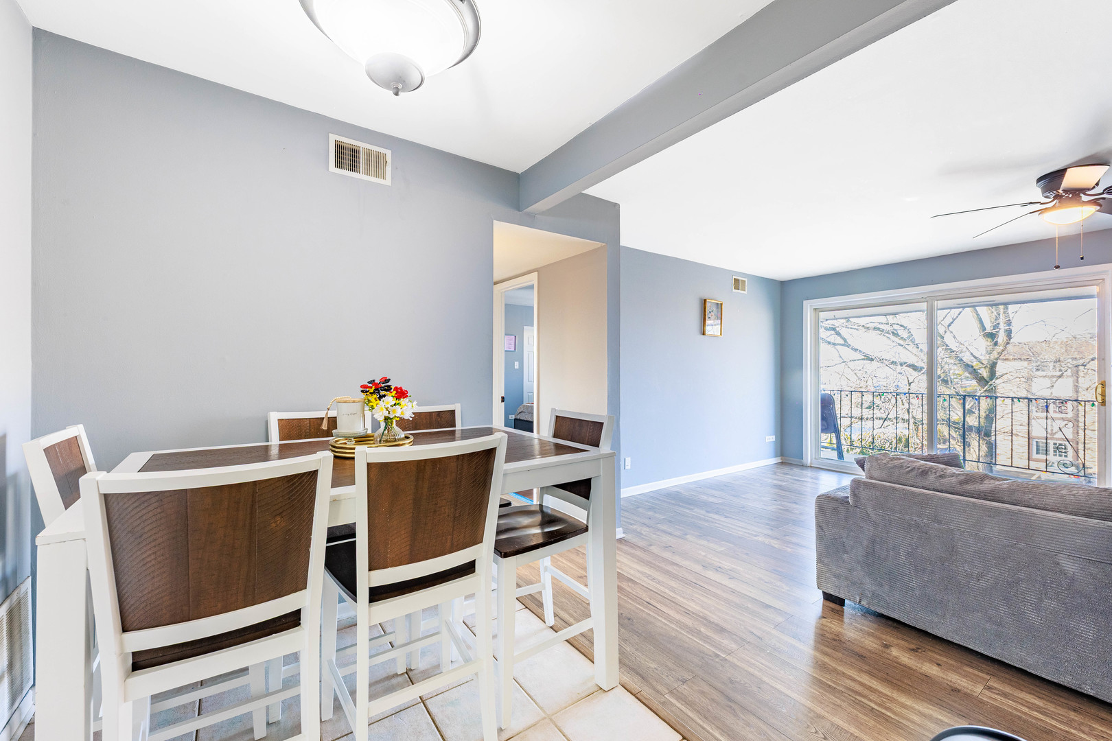 11036 Kilpatrick Avenue, Unit 3SW Oak Lawn, IL 60453 - Photo 10 of 19 a view of workspace with wooden floor