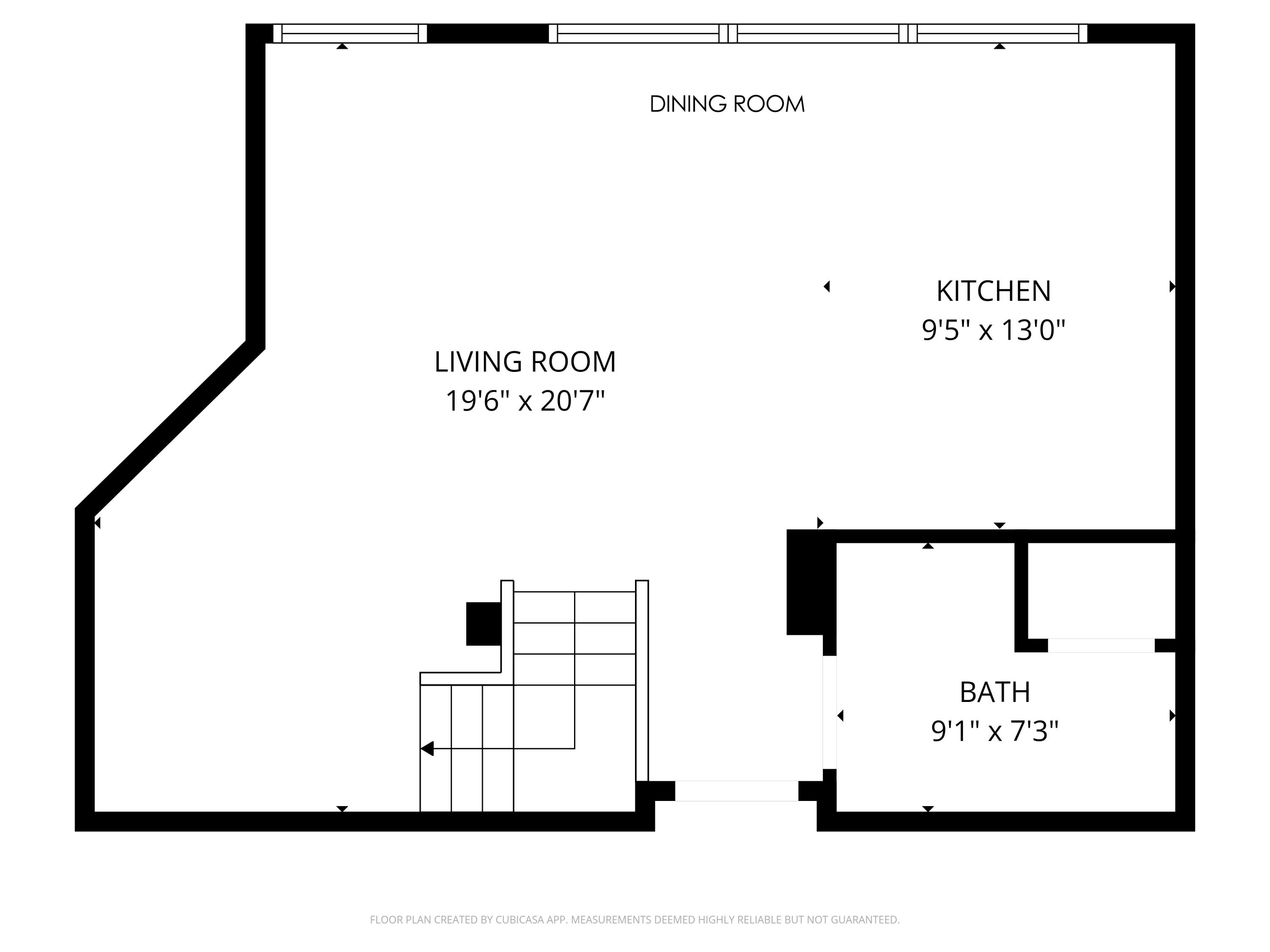 215 West Maple Street, Unit 105 Milwaukee, WI 53204 - Photo 31 of 33 Main Level Floor Plan