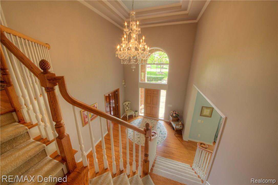 3505 Moceri Court Rochester, MI 48306 - Photo 13 of 64 View of the front entry hall from the winding stairway