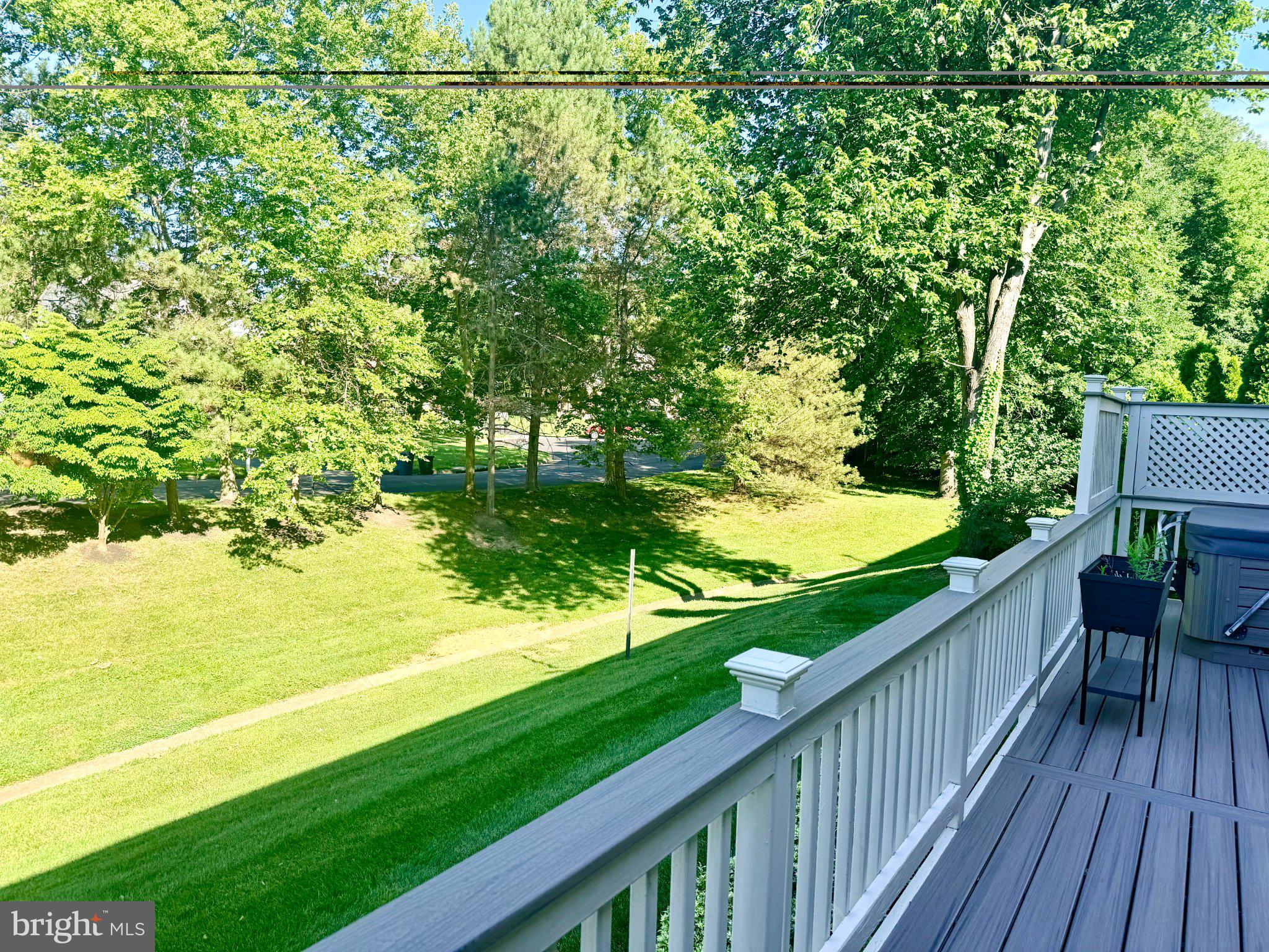 9733 Hidden Road Vienna, VA 22181 - Photo 2 of 39 Serene views from a charming balcony.