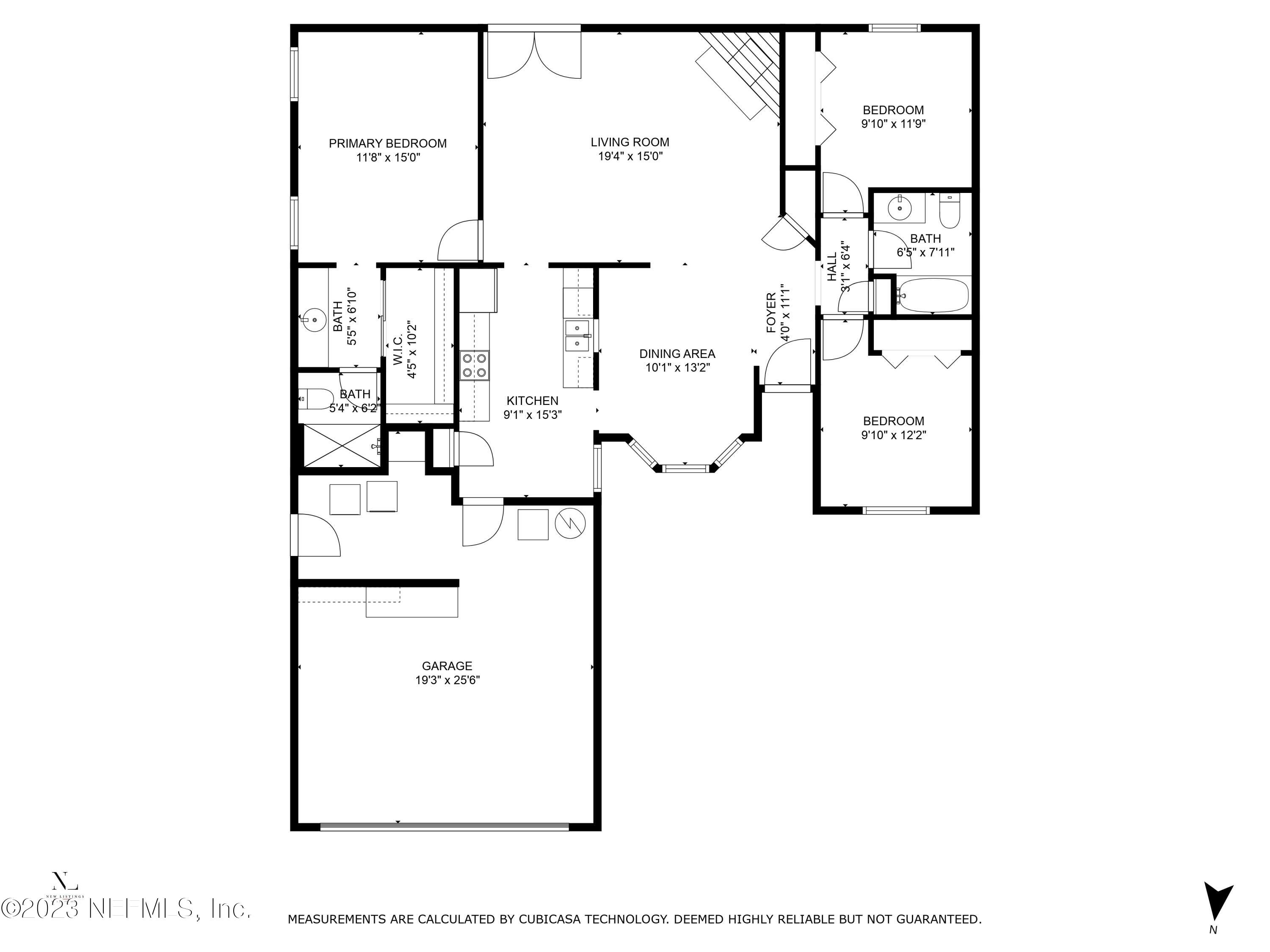 13240 Pacemaker Drive Jacksonville, FL 32225 - Photo 21 of 21 a picture of a floor plan