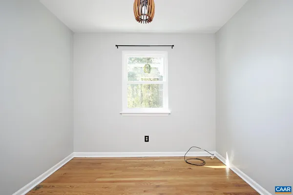 a view of a window in a room