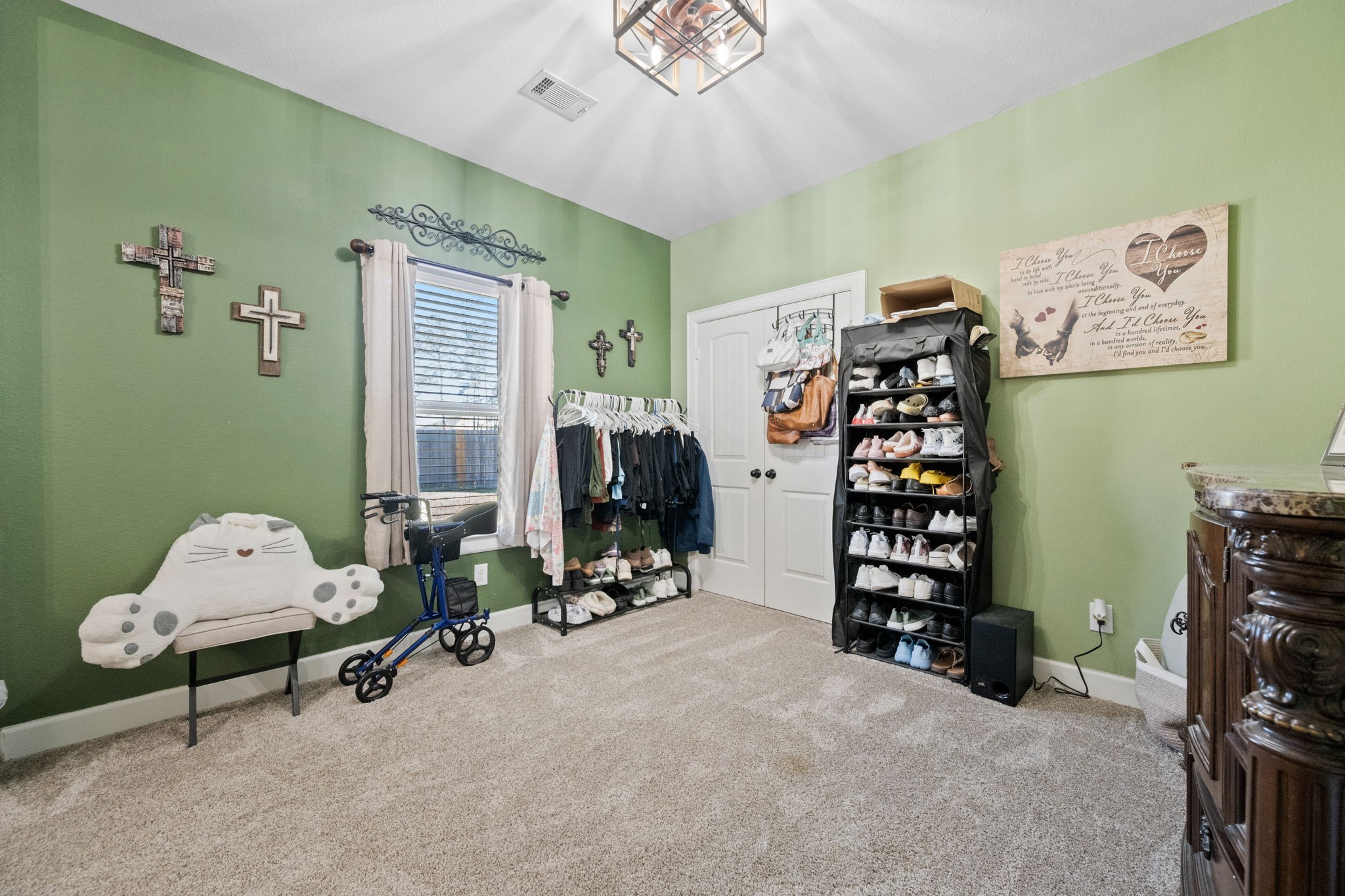 123 Noble View Court Magnolia, TX 77354 - Photo 17 of 29 a room with lots of white furniture and window