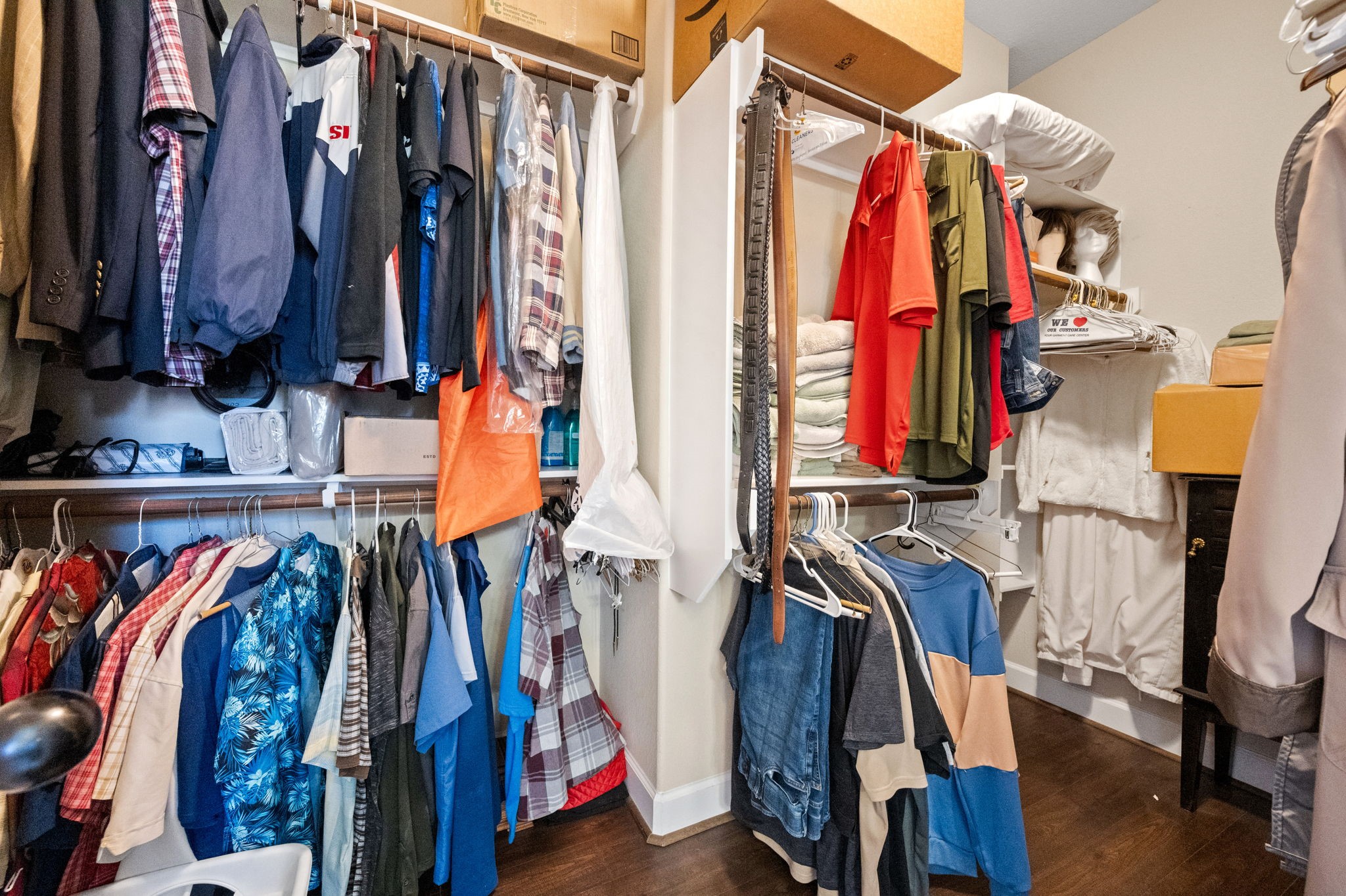 123 Noble View Court Magnolia, TX 77354 - Photo 24 of 29 a view of walk in closet with clothes
