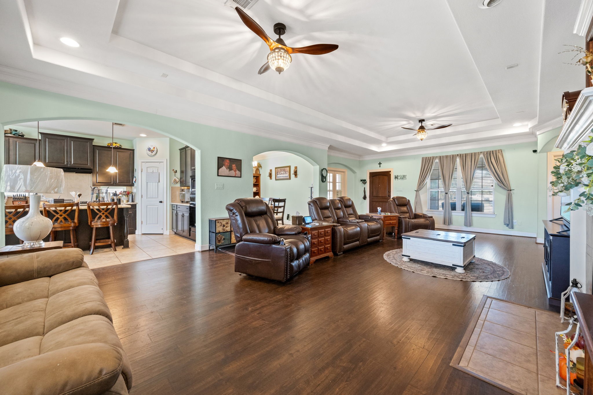123 Noble View Court Magnolia, TX 77354 - Photo 3 of 29 a living room with furniture and a large window