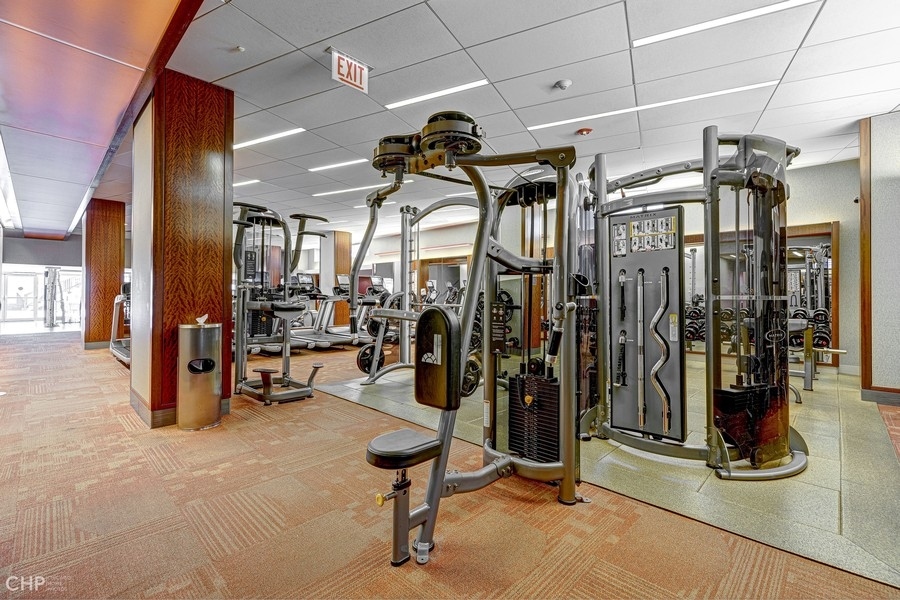 400 East Randolph Street, Unit 3429 Chicago, IL 60601 - Photo 33 of 44 a view of a room with gym equipment