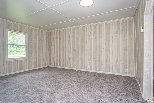 a view of a livingroom with a window
