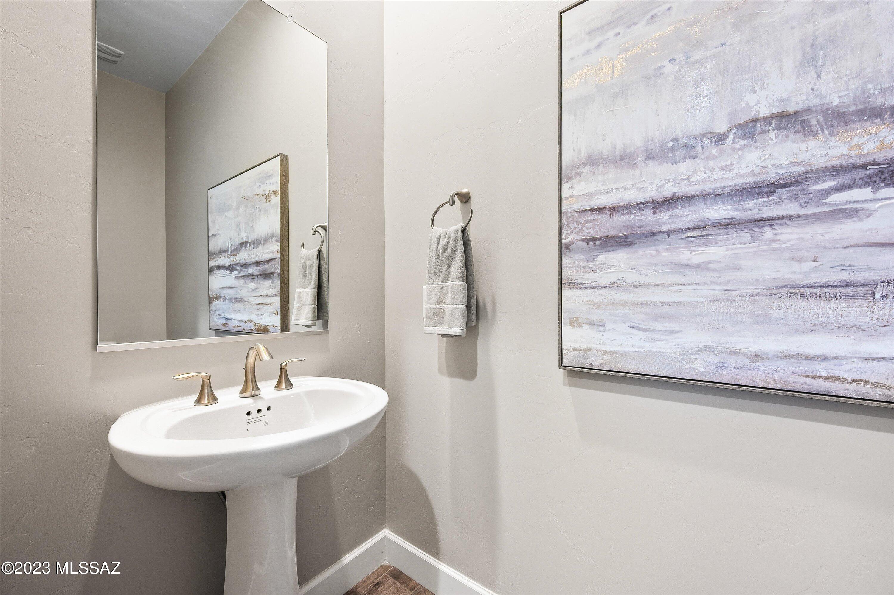 13169 North Vistoso Rnch Place Oro Valley, AZ 85755 - Photo 18 of 29 a bathroom with a sink and a mirror