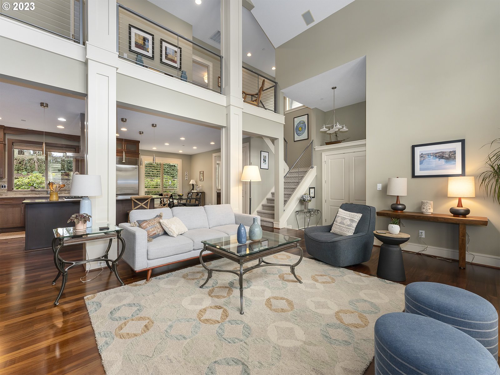 1214 Southwest Ophelia Street Portland, OR 97219 - Photo 5 of 36 a living room with furniture or couch and a potted plant