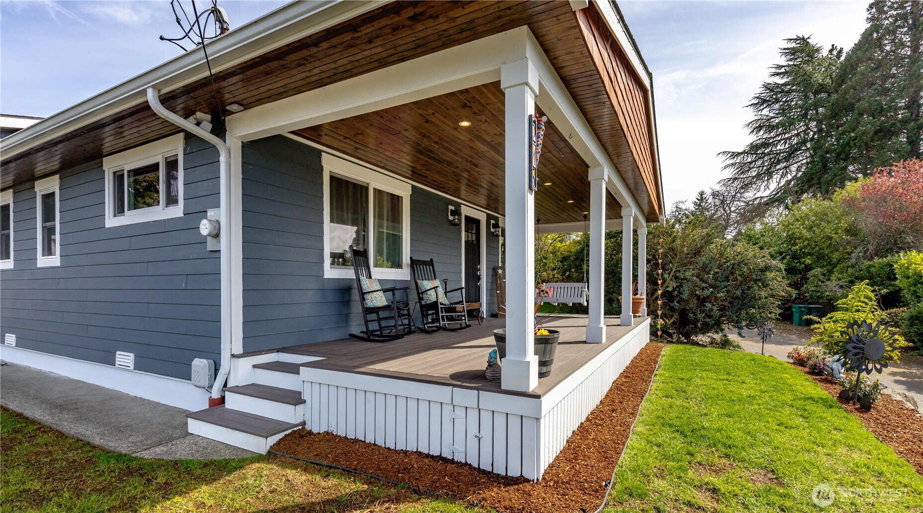 215 Southwest 183rd Street Normandy Park, WA 98166 - Photo 3 of 31 a view of house with backyard and porch
