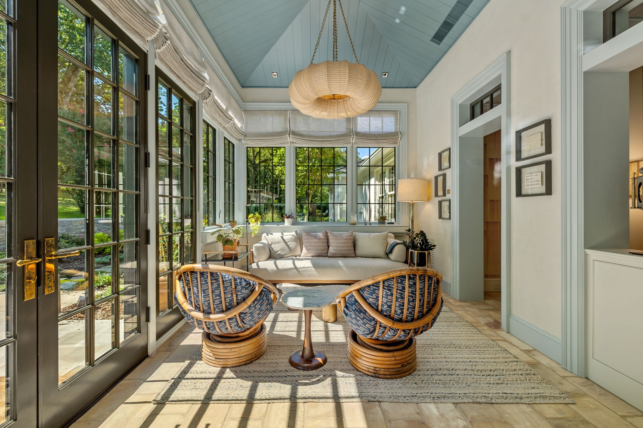 1410 Chickering Road Nashville, TN 37215 - Photo 22 of 68 a view of a dining room with furniture window and outside view