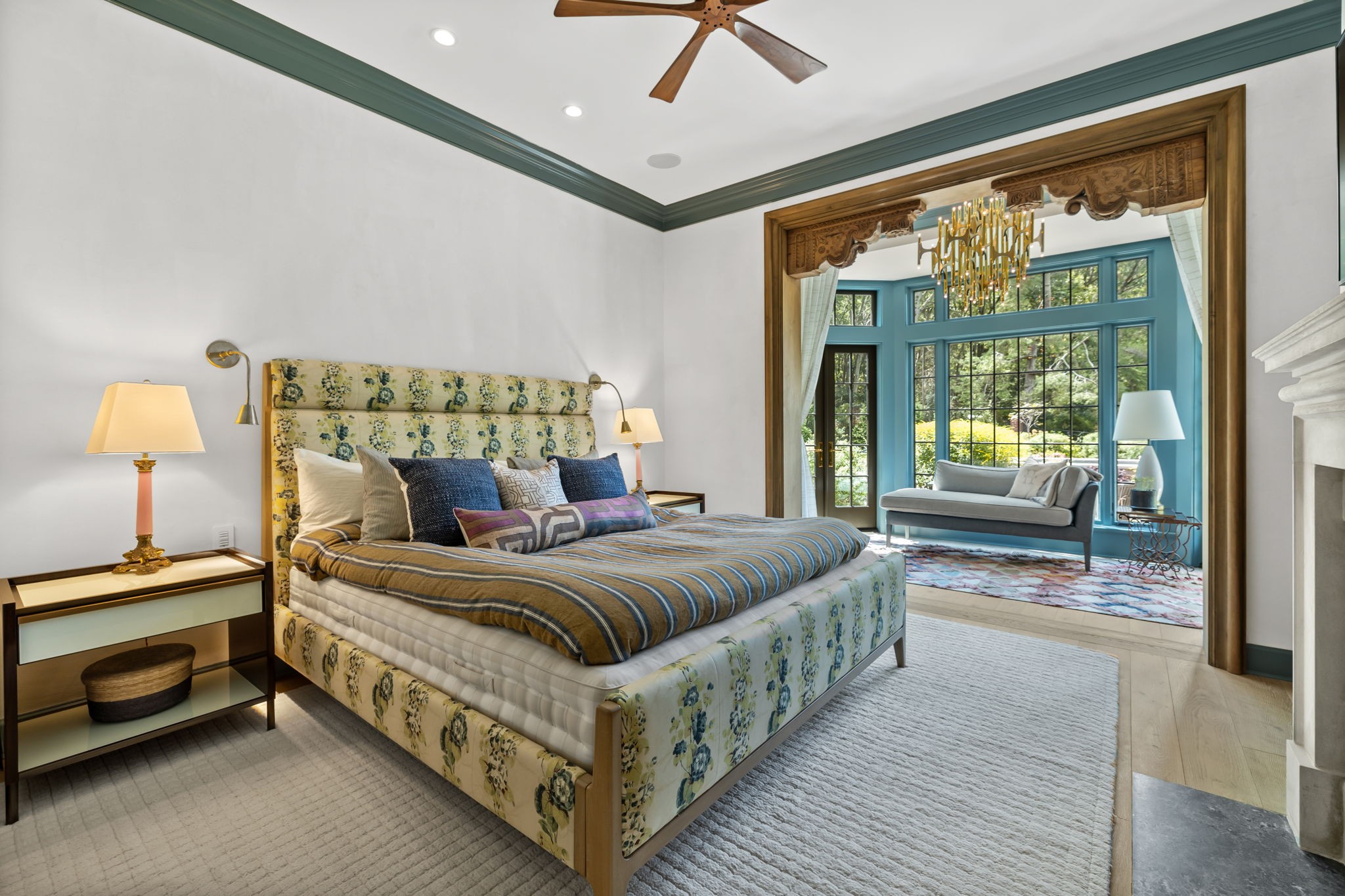 1410 Chickering Road Nashville, TN 37215 - Photo 31 of 68 a bedroom with a bed and a night stand