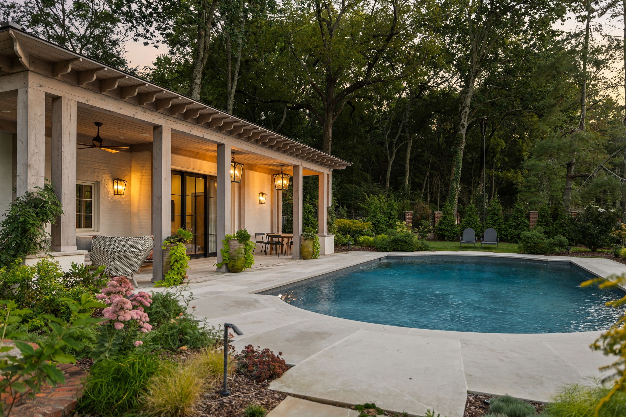 1410 Chickering Road Nashville, TN 37215 - Photo 44 of 68 a view of a house with backyard and sitting area