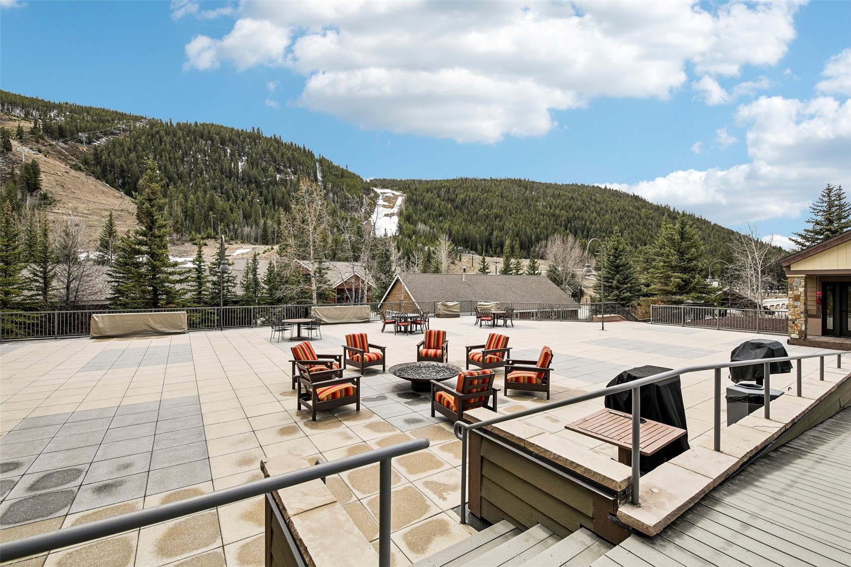 1211 West Keystone Road, Unit 2747 Keystone, CO 80435 - Photo 17 of 31 a view of a terrace with sitting area