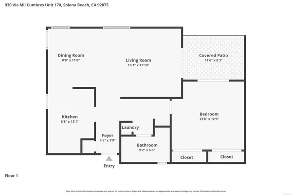$689,000 | 930 Via Mil Cumbres, Unit 170, Solana Beach, CA 92075