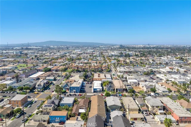 an aerial view of city
