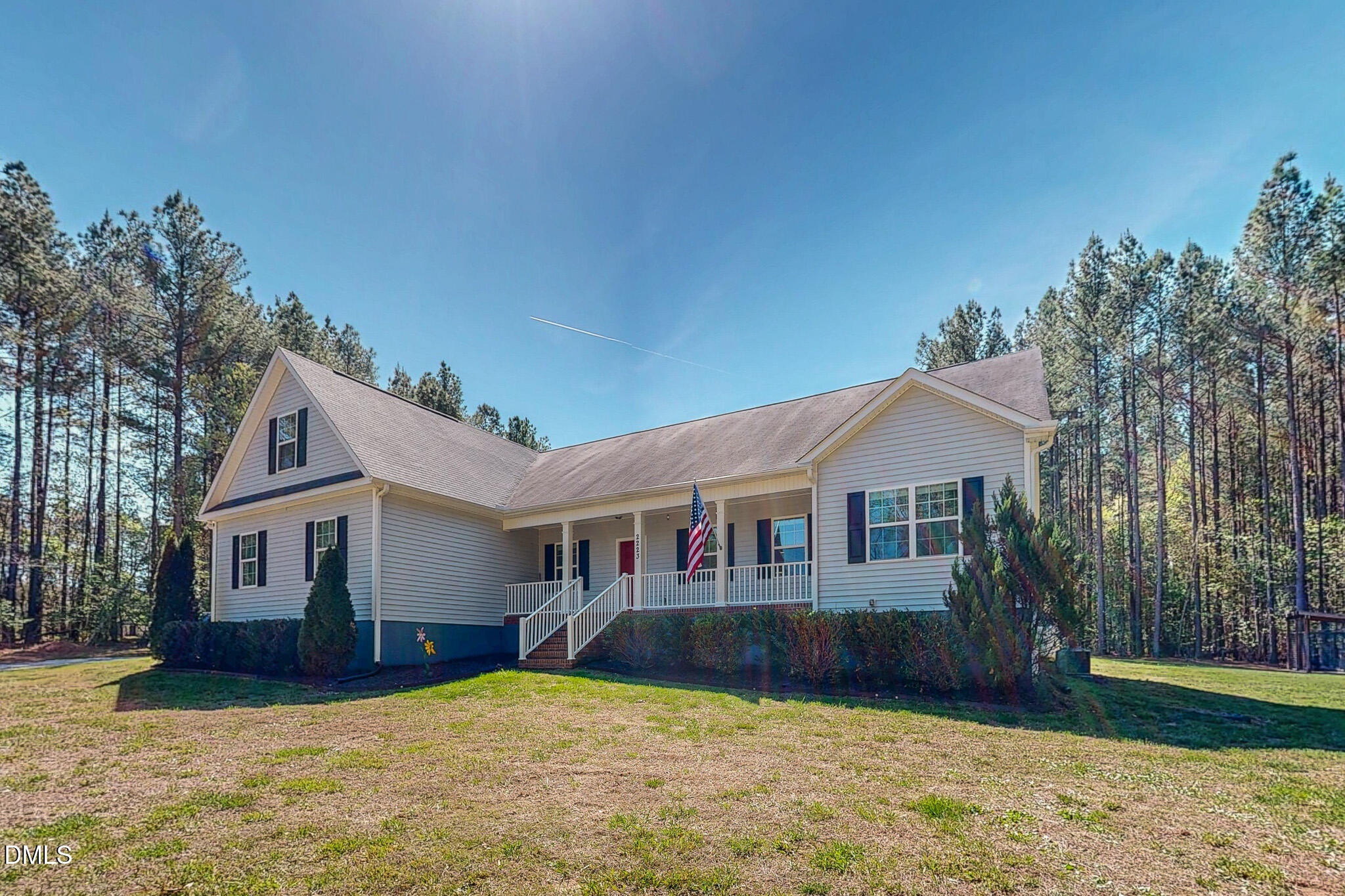 2223 Holeman Ashley Road Timberlake, NC 27583 - Photo 23 of 42 a view of a house with a yard