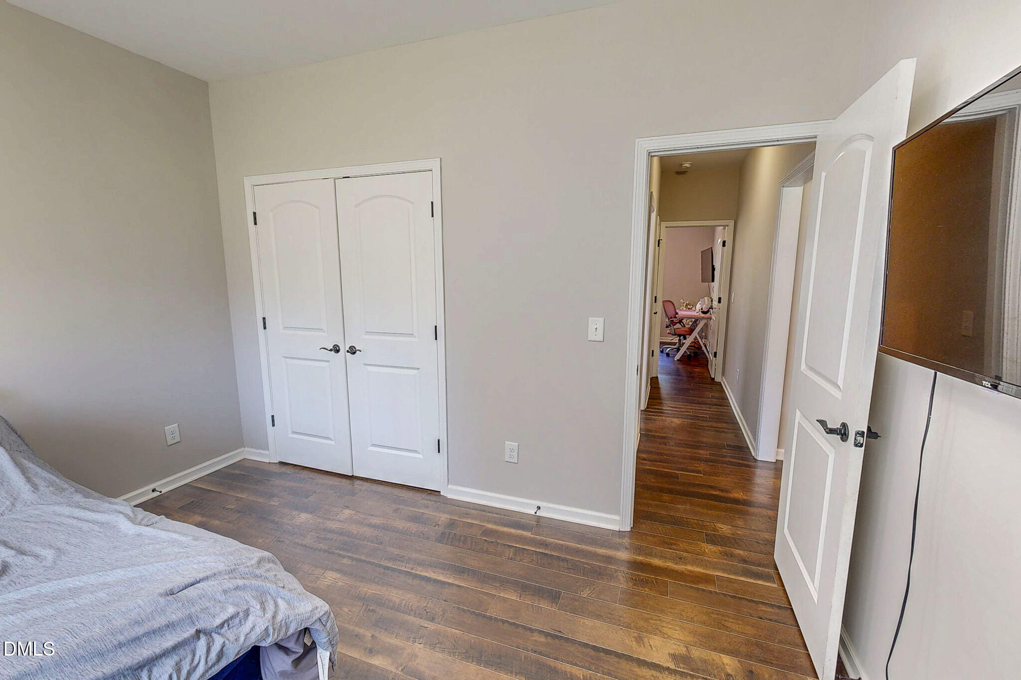 2223 Holeman Ashley Road Timberlake, NC 27583 - Photo 35 of 42 a view of bedroom and wooden floor