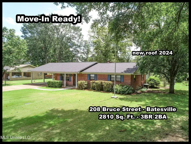 $342,000 | 208 Bruce Street, Batesville, MS 38606