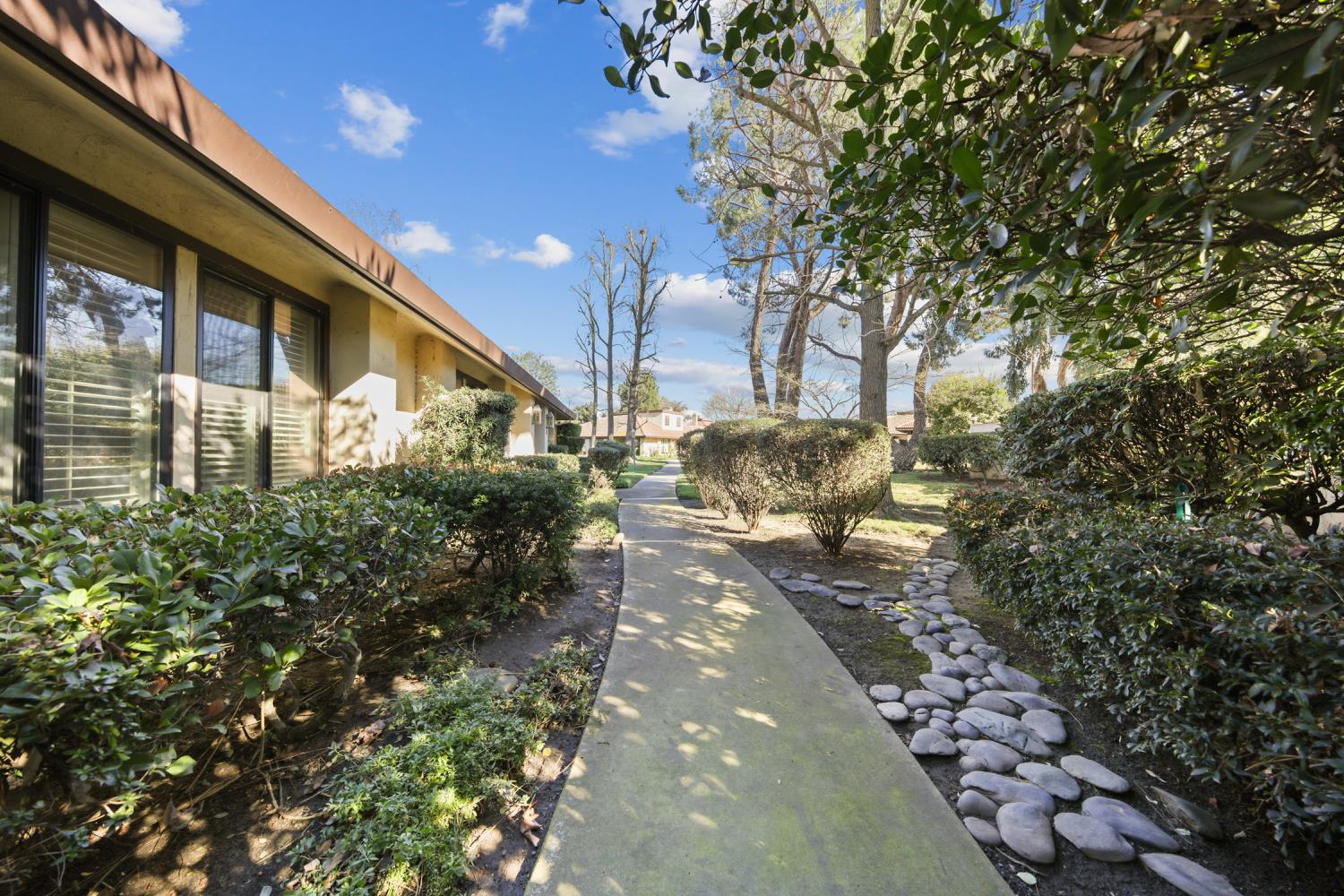 1001 West Lincoln Road, Unit A Stockton, CA 95207 - Photo 4 of 32 a view of a large yard with plants and large trees