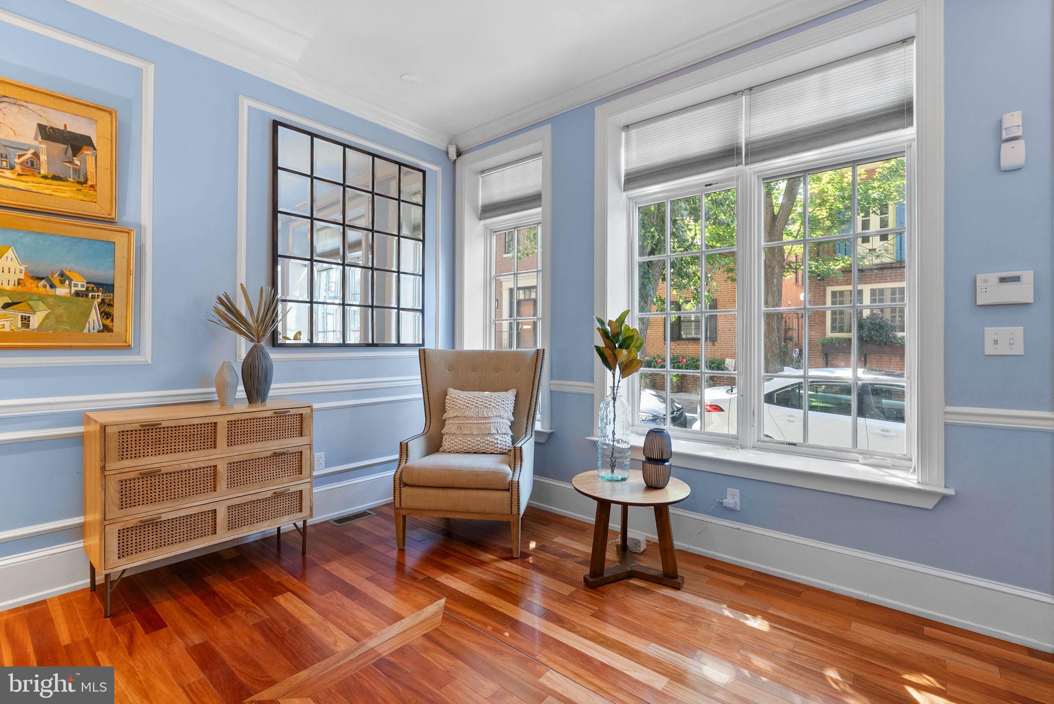 2019 Rittenhouse Square Philadelphia, PA 19103 - Photo 7 of 54 a living room with furniture and a window