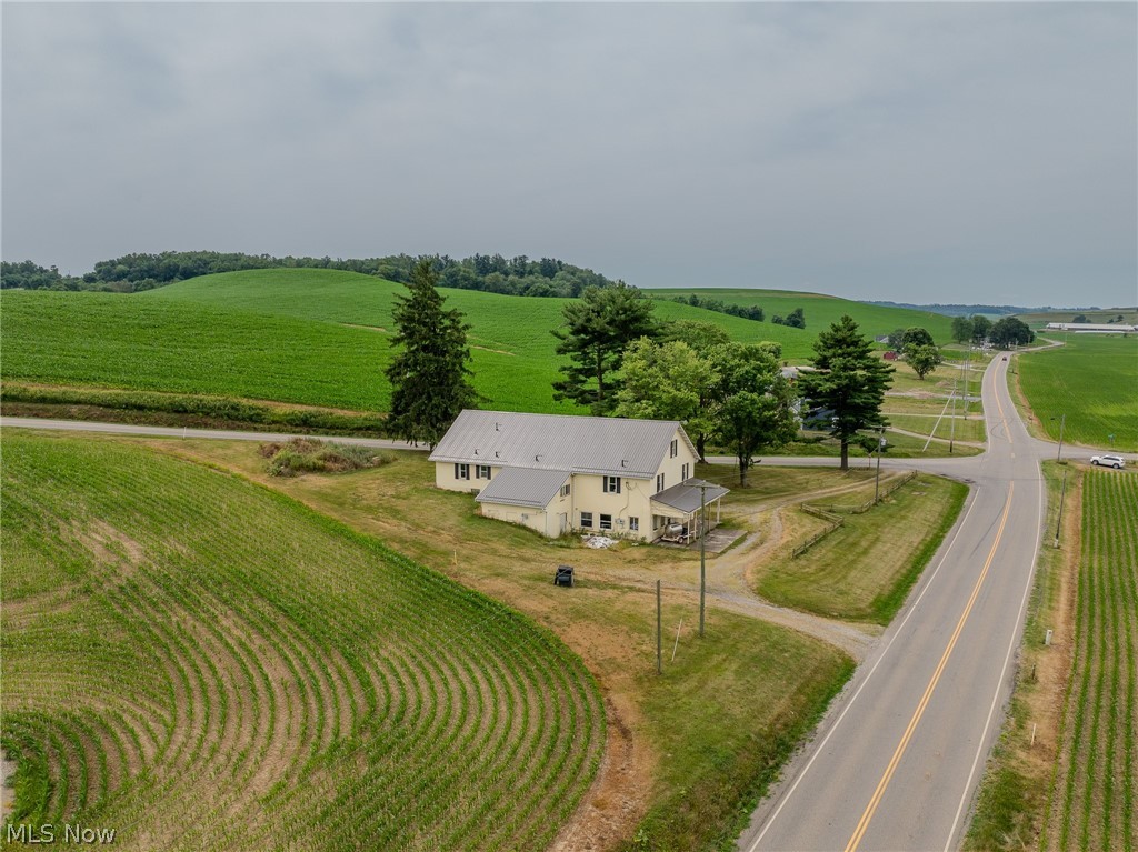 513 Ragersville Road Northwest Sugarcreek, OH 44681 - Photo 11 of 50 Birds eye view of property featuring a rural view