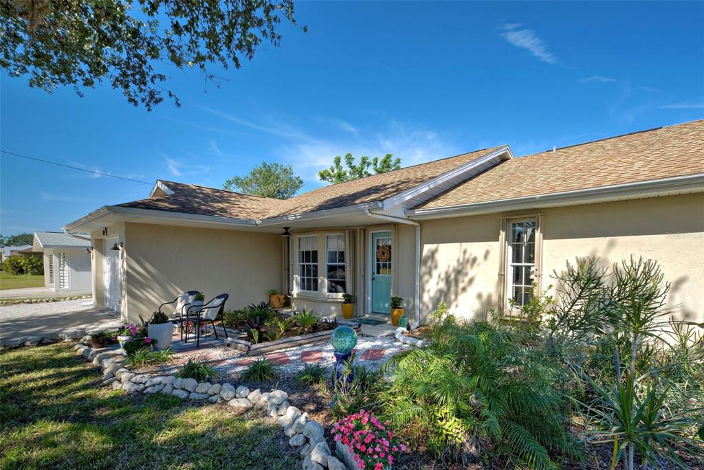 a front view of a house with a porch