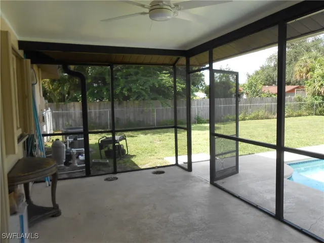 a view of a floor to ceiling window in an empty room
