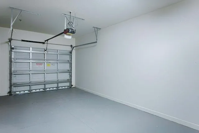 a view of a room with rack on the wall