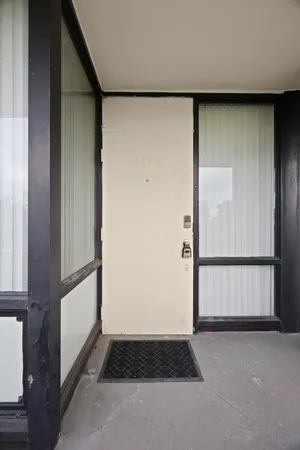 a view of a car garage door