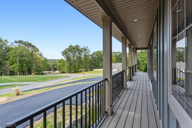 a view of a wooden deck