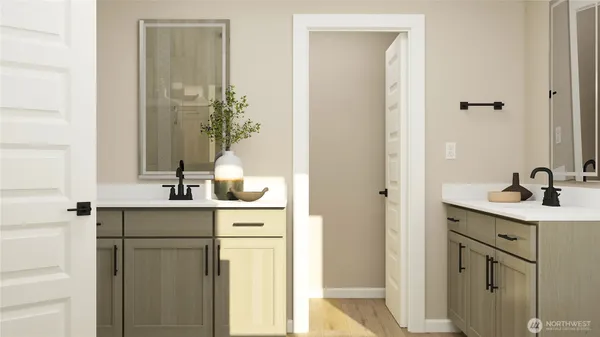 a close view of walk in closet