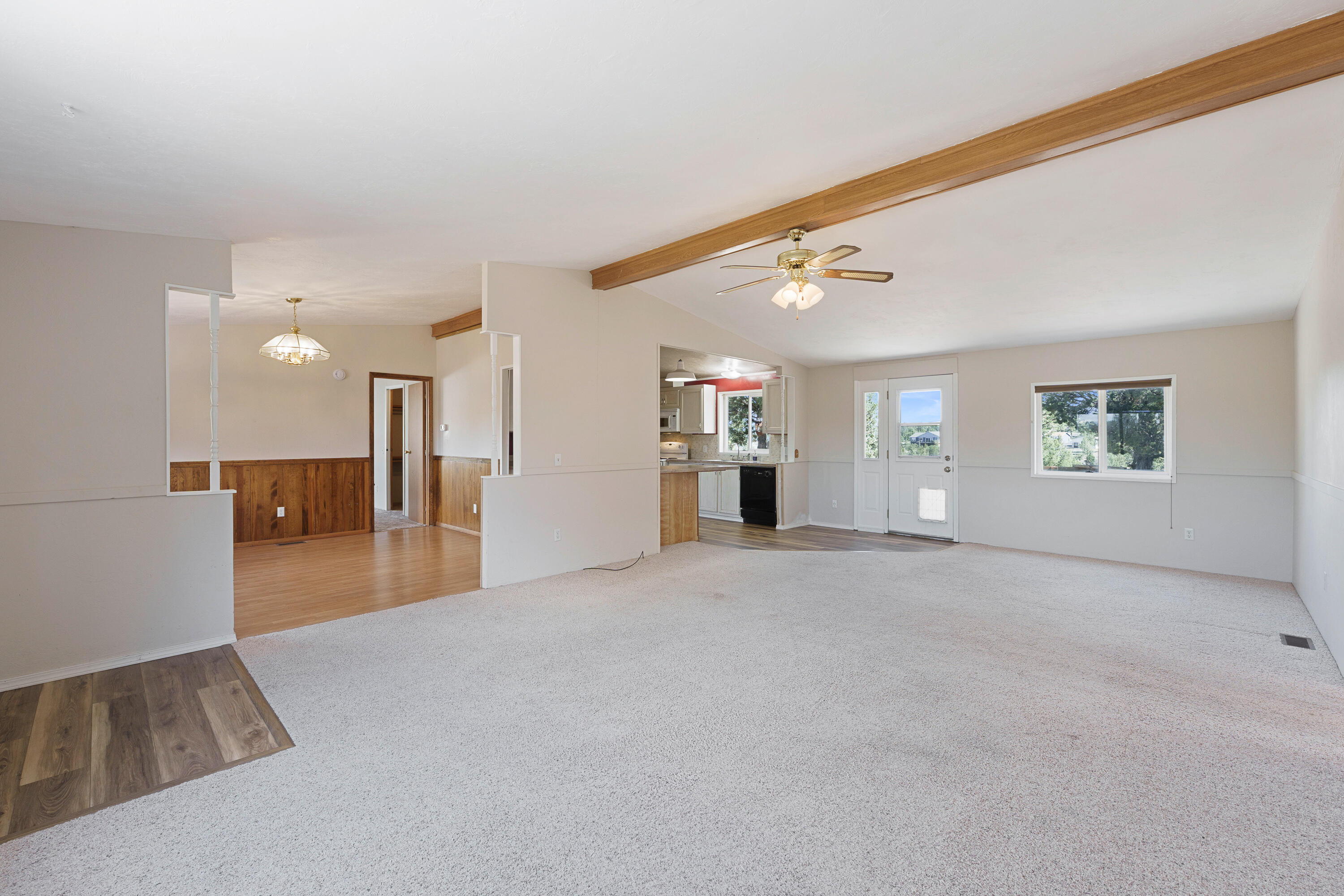 5674 Southeast Davis Loop Prineville, OR 97754 - Photo 7 of 48 a view of a livingroom with a staircase