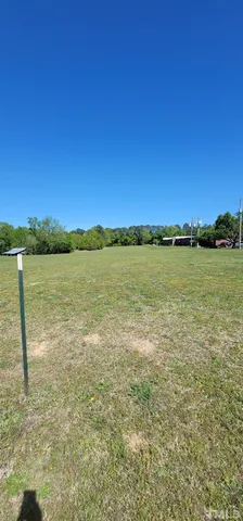 a view of an ocean from a yard