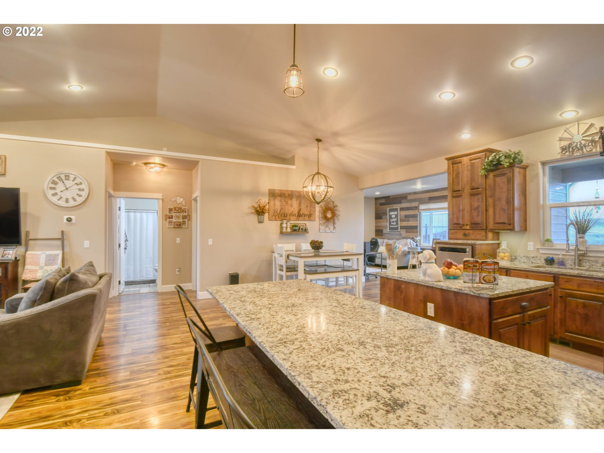 1918 Southwest 1st Street Pendleton, OR 97801 - Photo 9 of 30 a large kitchen with lots of counter top space and stainless steel appliances