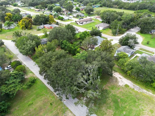 a view of a garden with a lake