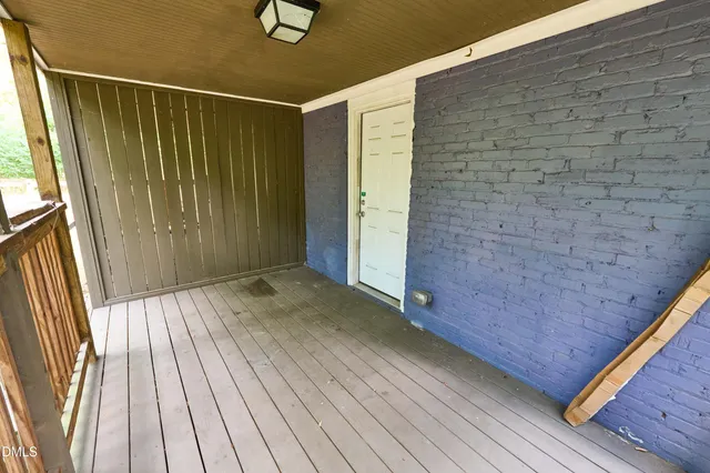 a view of wooden floor