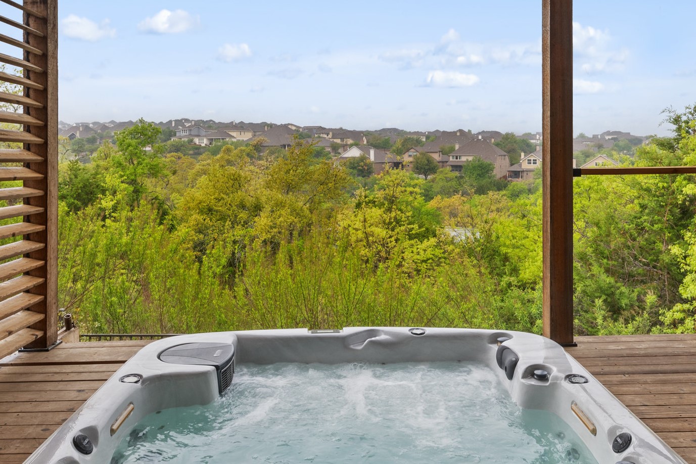 5612 Cherokee Draw Road Austin, TX 78738 - Photo 30 of 31 a view of an outdoor space and a mountain view