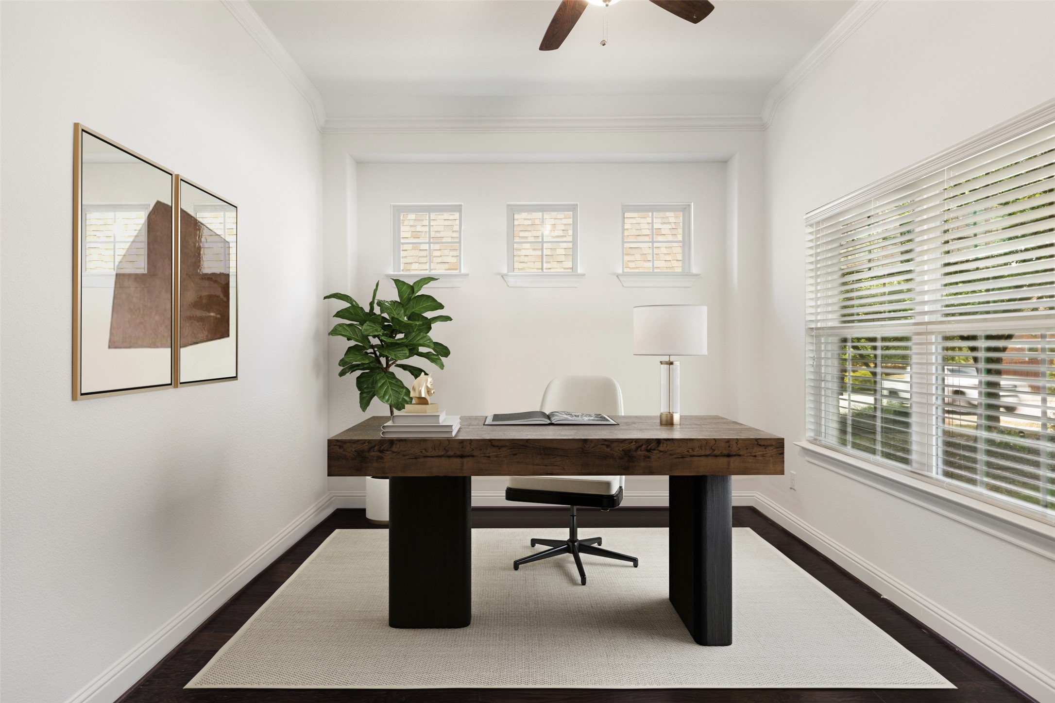 5612 Cherokee Draw Road Austin, TX 78738 - Photo 4 of 31 a view of a workspace with furniture