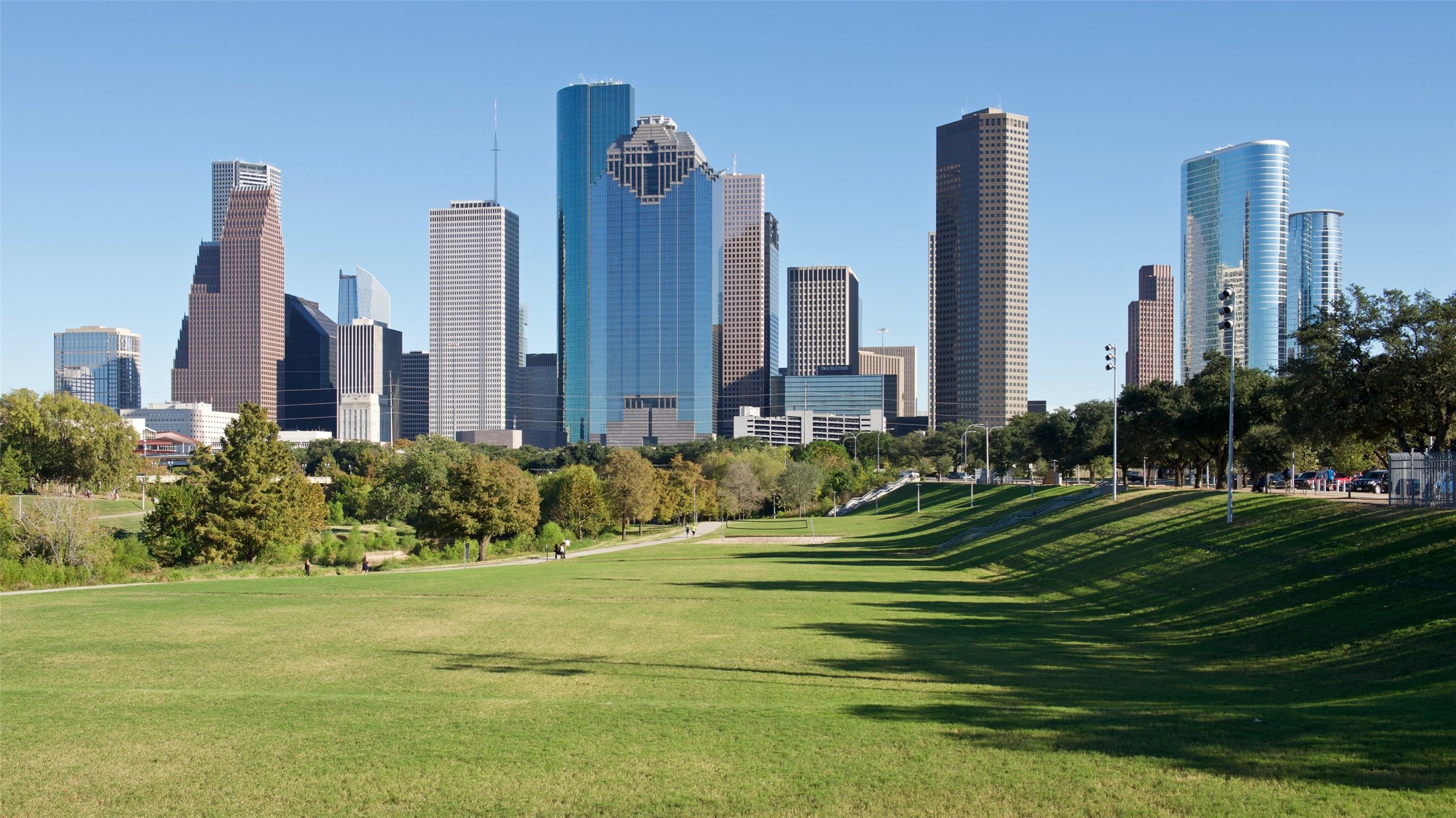 2429 Parker Road Houston, TX 77093 - Photo 15 of 17 a view of a city with tall buildings