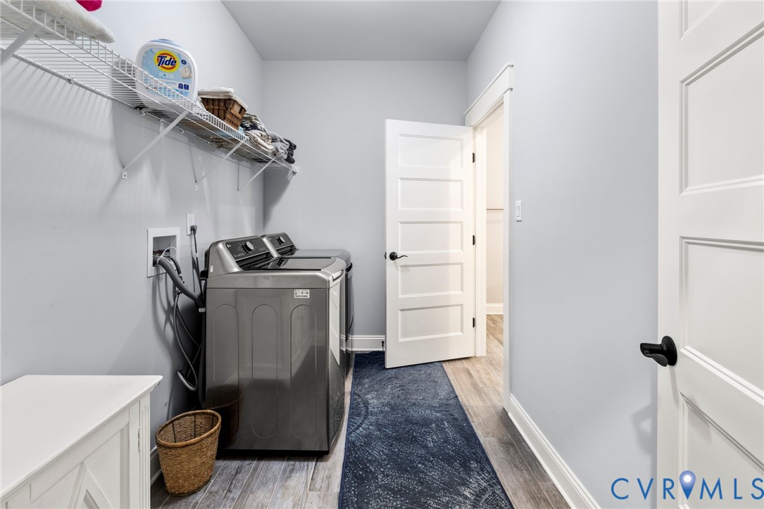 15060 Dordon Lane Midlothian, VA 23112 - Photo 17 of 35 a utility room with dryer and washer