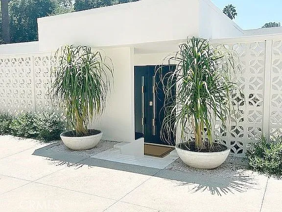 a view of a potted plants on a patio
