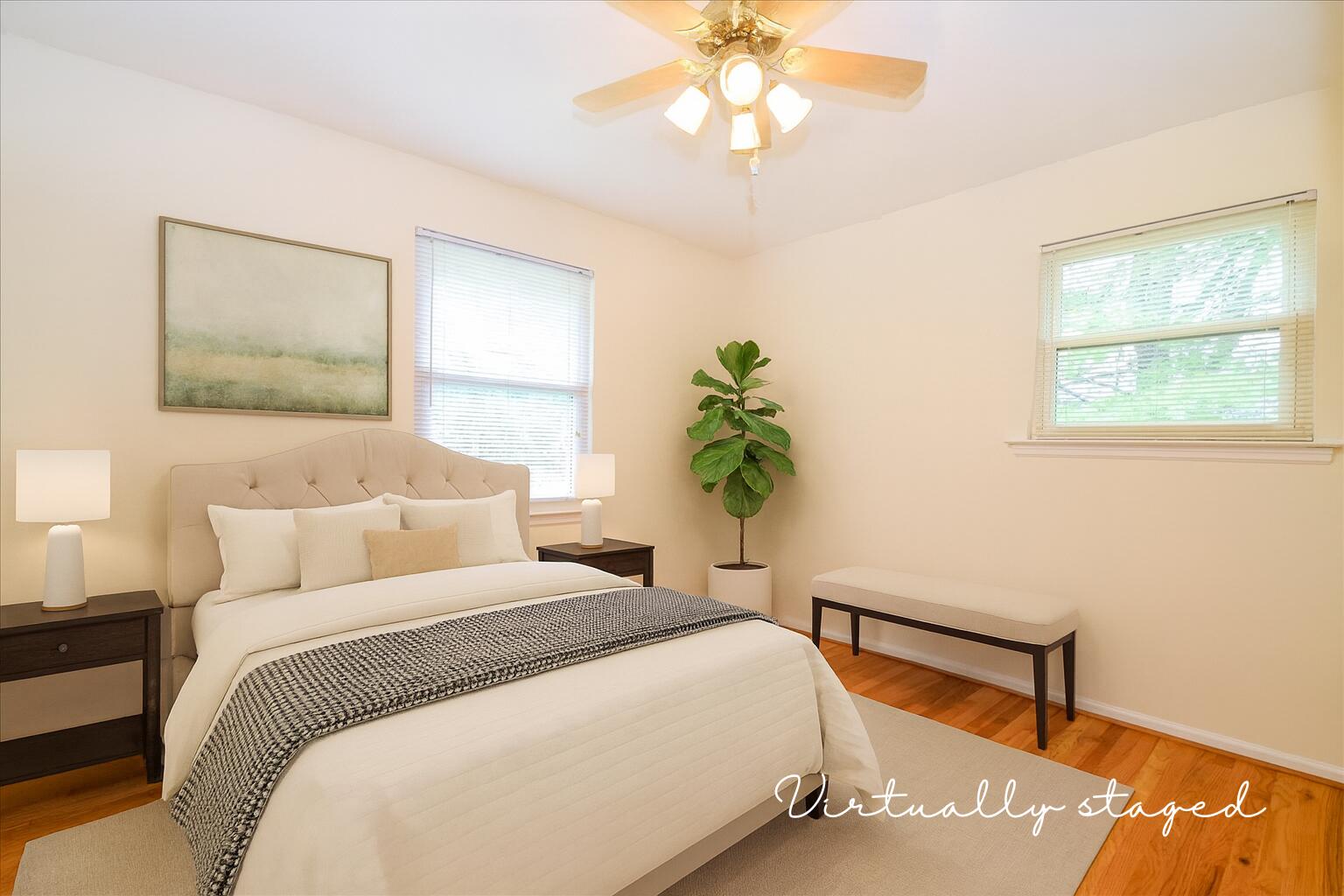 5528 Cove Road Roanoke, VA 24019 - Photo 15 of 30 Staged bedroom