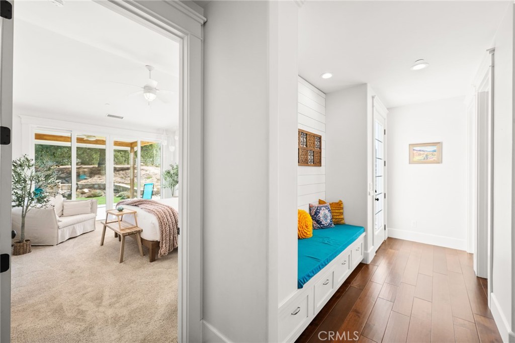 41260 De Anna Ranch Road Murrieta, CA 92562 - Photo 24 of 57 a bed room with bed and wooden floor