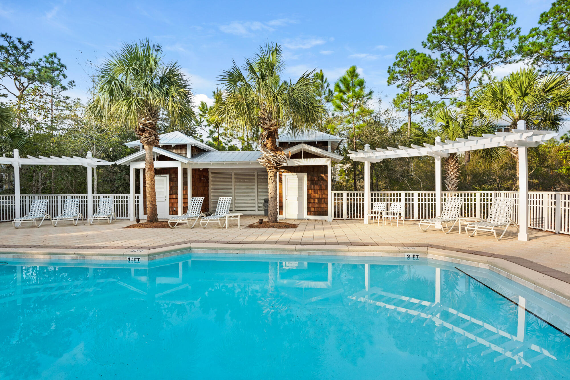 158 Cullman Avenue Santa Rosa Beach, FL 32459 - Photo 35 of 47 front view of a house with a swimming pool