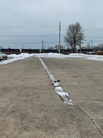 a view of a ocean with a large building