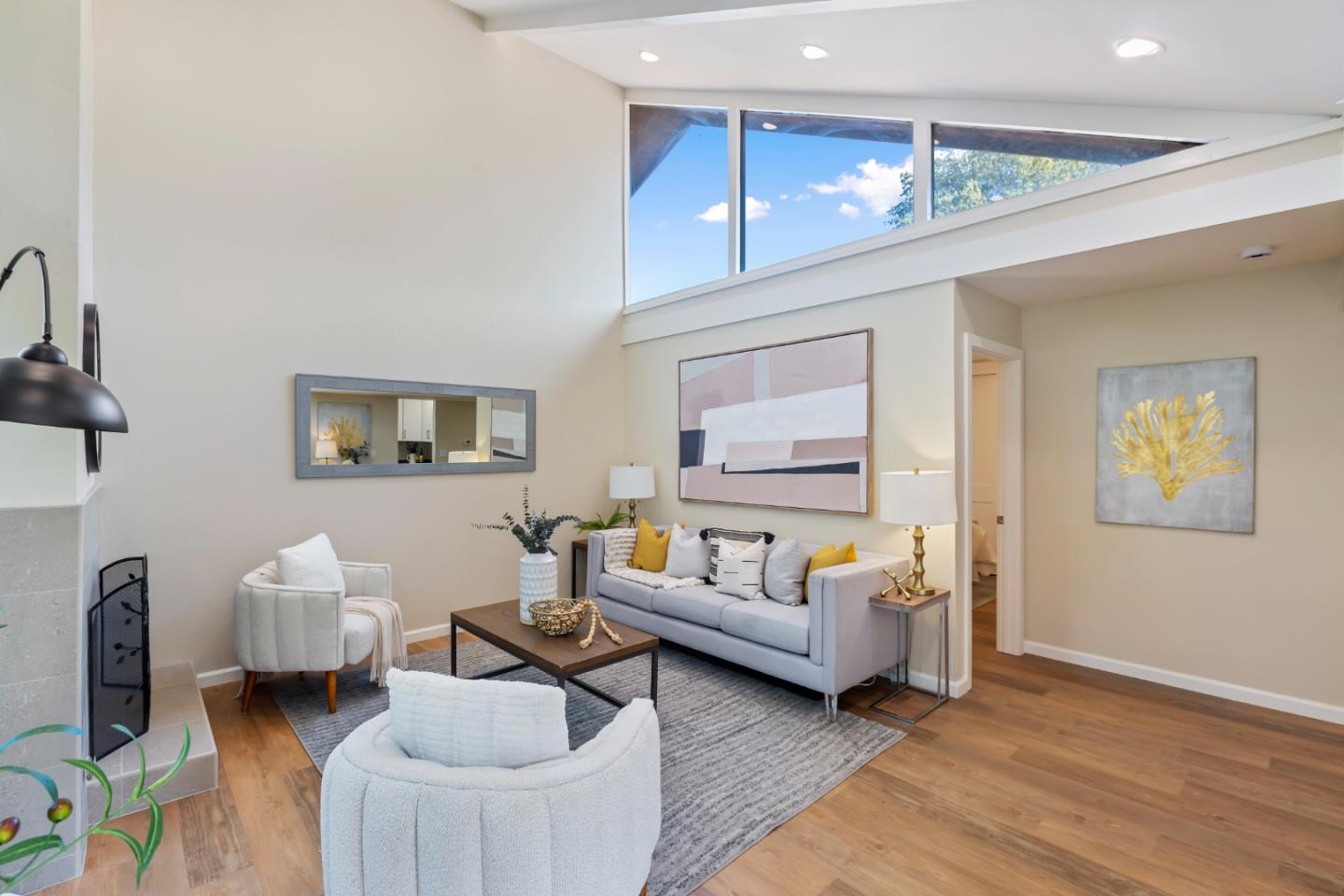 8 Cassandra Way Mountain View, CA 94043 - Photo 6 of 35 a living room with furniture and a wooden floor