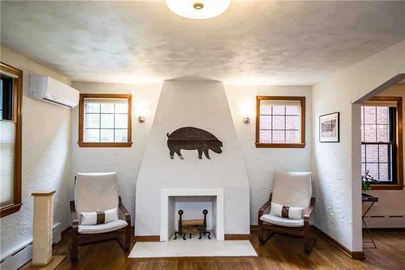 2931 Fernwald Road Pittsburgh, PA 15217 - Photo 4 of 22 The decorative fireplace adds to the character of the room.