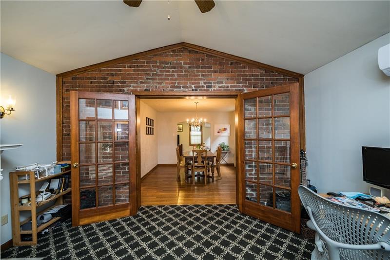 2931 Fernwald Road Pittsburgh, PA 15217 - Photo 10 of 22 Enter through French doors into the Bonus room--perfect space for an office, family room, play room, or more...