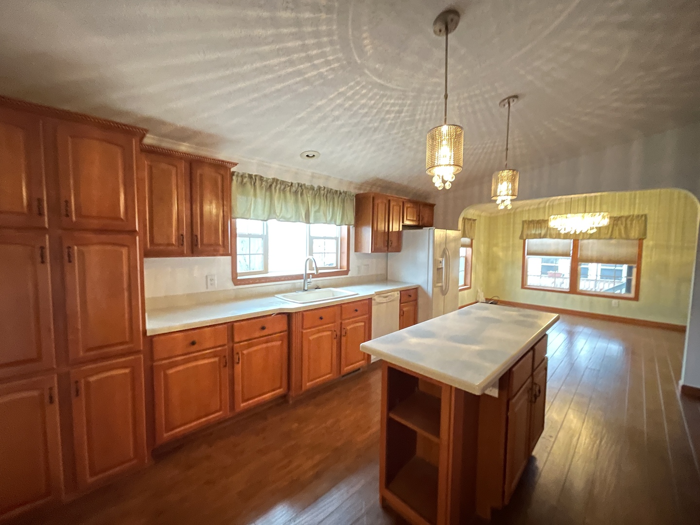 67 Crocus Lane Matteson, IL 60443 - Photo 7 of 30 a kitchen with cabinets and wooden floor